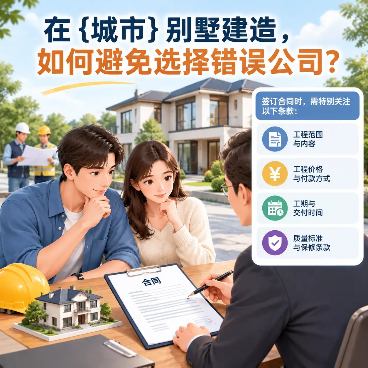 在 石阡 别墅建造,如何避免选择错误公司?