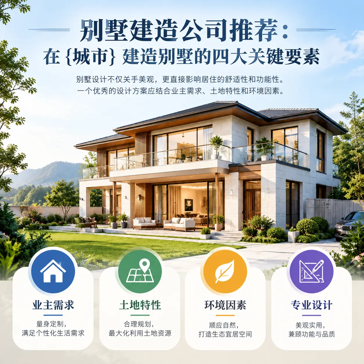 别墅建造公司推荐:在 石阡 建造别墅的四大关键要素