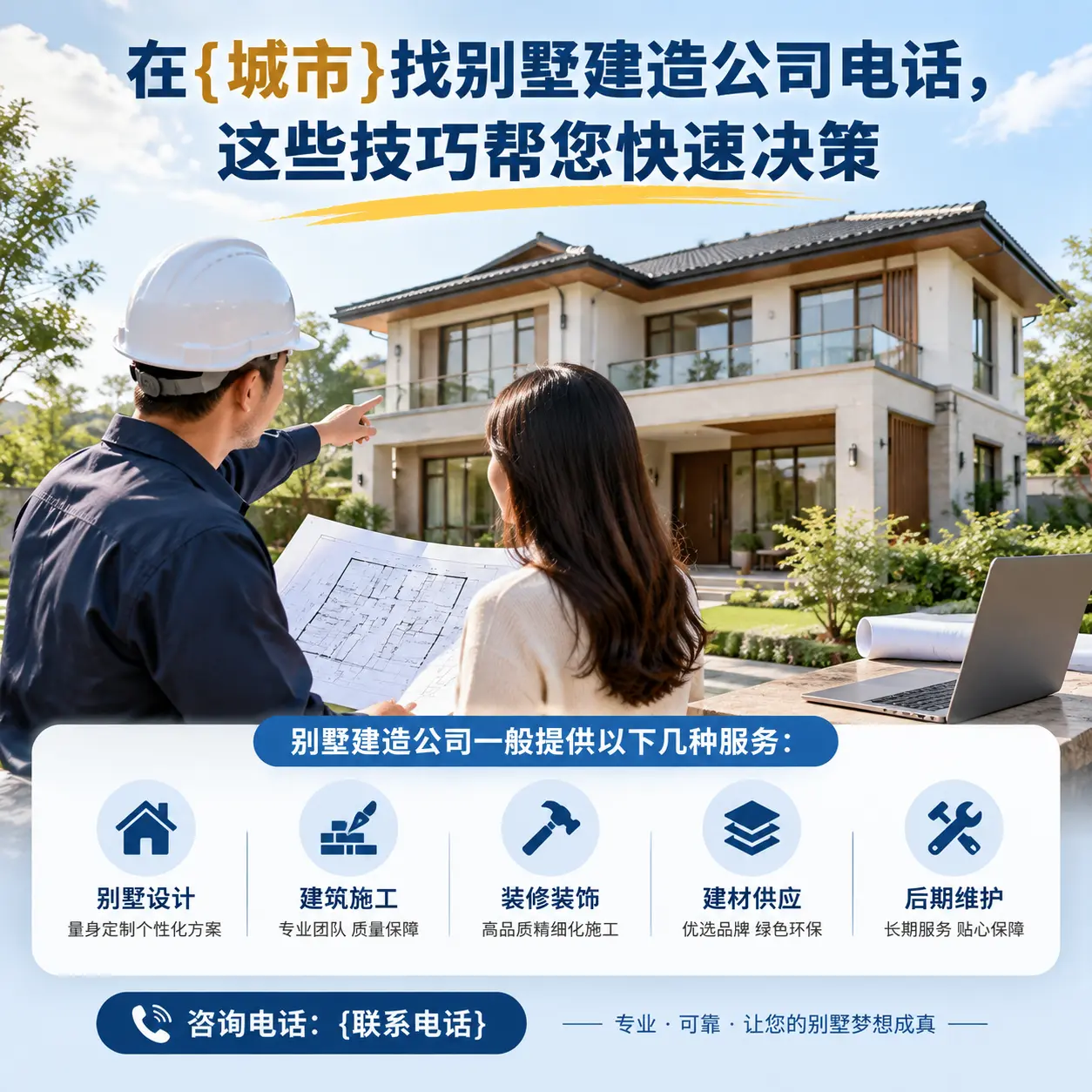 在石阡找别墅建造公司电话,这些技巧帮您快速决策